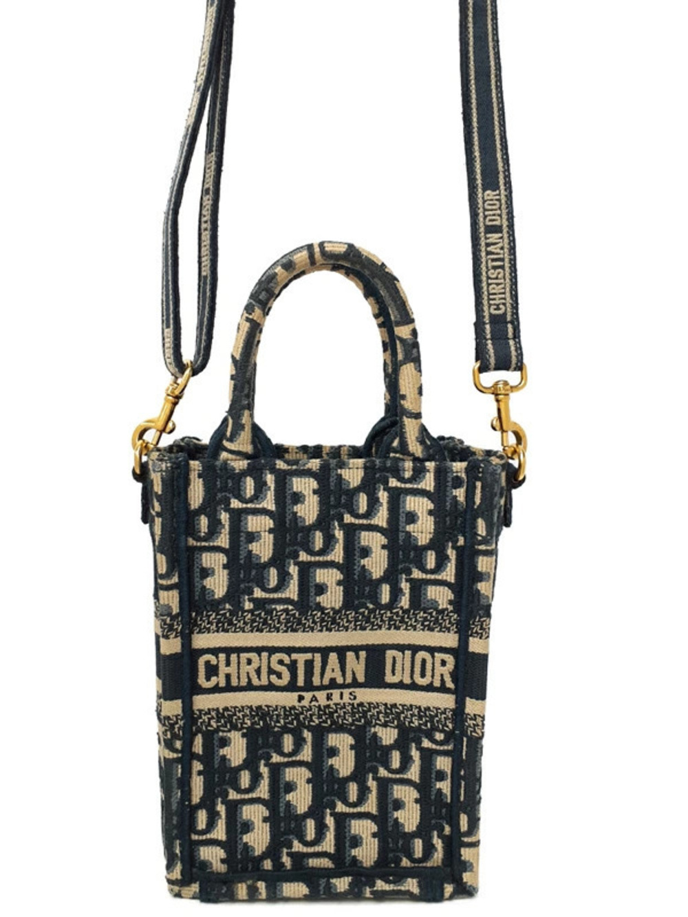 Christian Dior Oblique Book Tote Phone Bag
